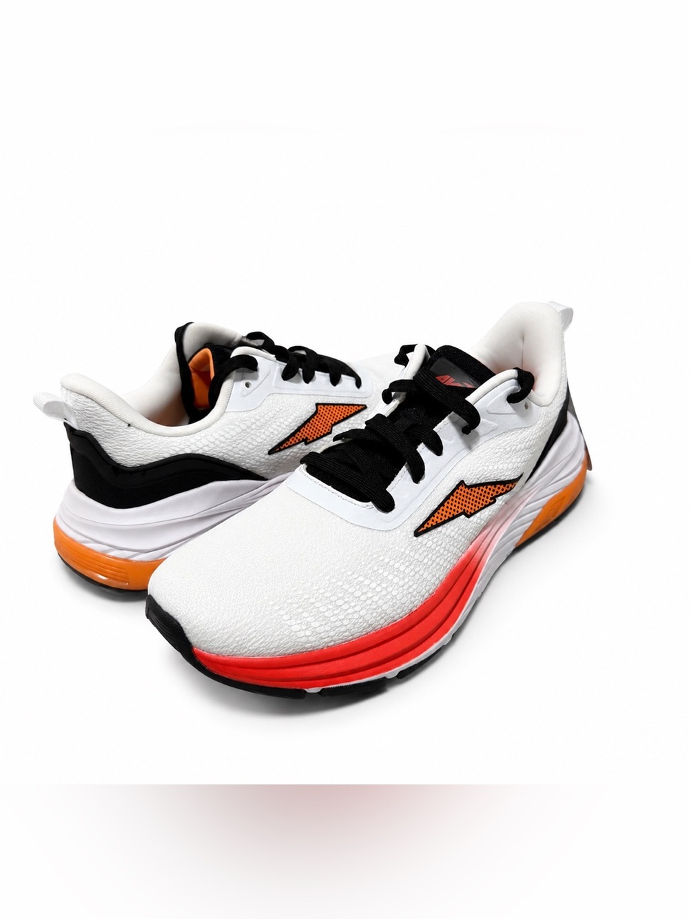NWT Avia Men’s White Orange Running Sneakers Size 11.5